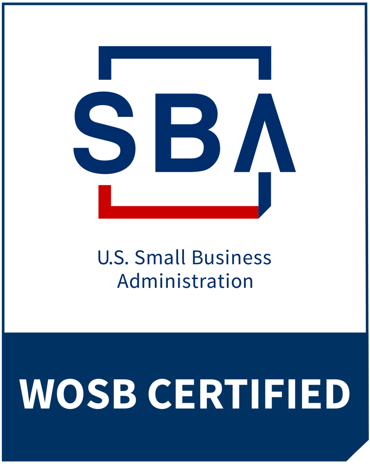 Certified as a Woman-Owned Small Business